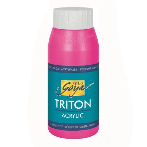 Acrylic paint - KREUL Solo Goya Triton Acrylic Paint 750ml - Violet Red