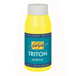   Akrilfesték - KREUL SOLO GOYA Triton Acrylic 750 ml - Fluoreszkáló sárga