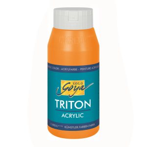 Acrylic paint - KREUL Solo Goya Triton Acrylic Paint 750ml - Fluorescent Orange