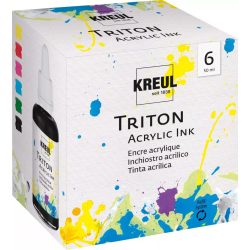 KREUL Triton - Akriltinta készlet - 6 x 50 ml készlet