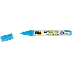   KREUL Triton Akril Filctoll közepes heggyel (2-4 mm) - Világoskék