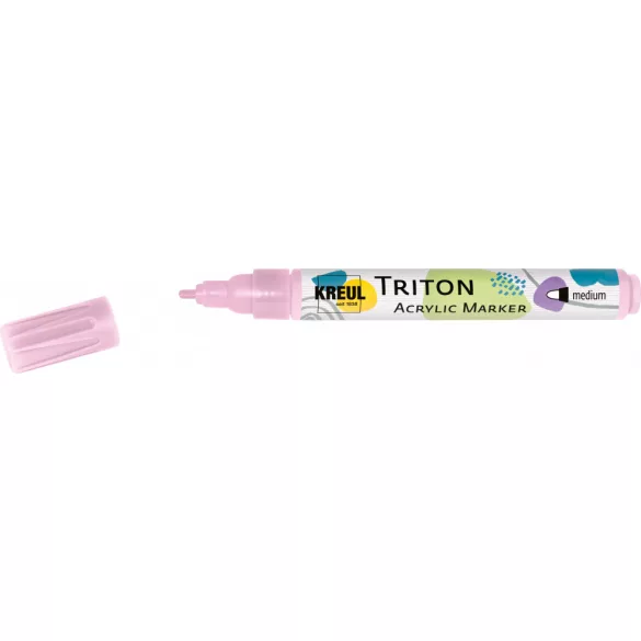 KREUL Triton Akril Filctoll közepes heggyel (2-4 mm) - Rózsaszín