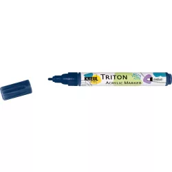   KREUL Triton Akril Filctoll közepes heggyel (2-4 mm) - Sötétkék