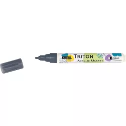   KREUL Triton Akril Filctoll közepes heggyel (2-4 mm) - Grafit