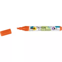   KREUL Triton Akril Filctoll Vágott heggyel (1-4 mm) - Narancs