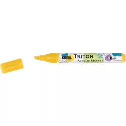   KREUL Triton Akril Filctoll Vágott heggyel (1-4 mm) - Kukoricasárga