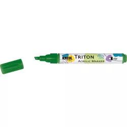   KREUL Triton Akril Filctoll Vágott heggyel (1-4 mm) - Levélzöld