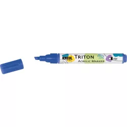   KREUL Triton Akril Filctoll Vágott heggyel (1-4 mm) - Ultramarin kék