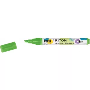 KREUL Triton Akril Filctoll Vágott heggyel (1-4 mm) - Sárgászöld