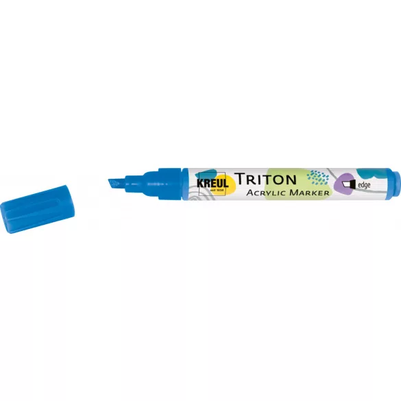 KREUL Triton Akril Filctoll Vágott heggyel (1-4 mm) - Kék