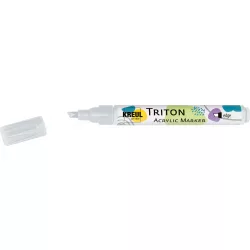   KREUL Triton Akril Filctoll Vágott heggyel (1-4 mm) - Ezüst