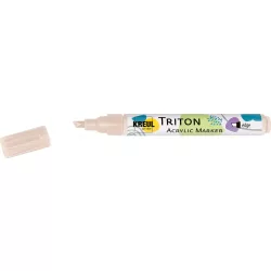 KREUL Triton Akril Filctoll Vágott heggyel (1-4 mm) - Bézs