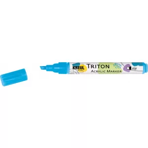 KREUL Triton Akril Filctoll Vágott heggyel (1-4 mm) - Világoskék