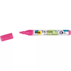   KREUL Triton Akril Filctoll Vágott heggyel (1-4 mm) - Ibolya