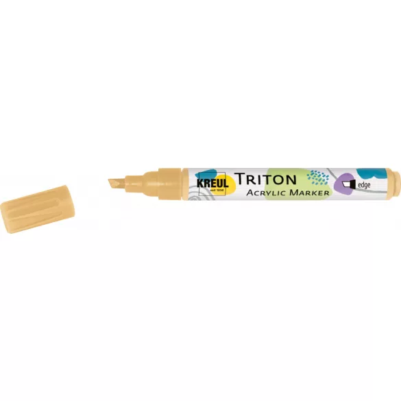 KREUL Triton Akril Filctoll Vágott heggyel (1-4 mm) - Világos arany