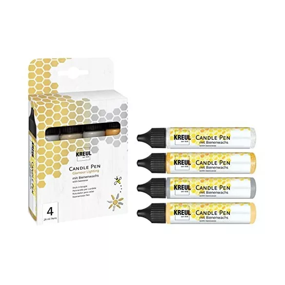 KREUL Gyertyatoll készlet 4 x 29 ml - Glamour Lighting