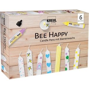 KREUL Gyertyatoll készlet 6 x 29 ml - Bee Happy