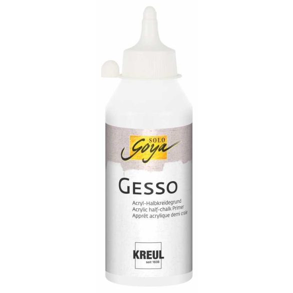 Gesso Alapozófesték - Kreul Solo Goya White 250ml