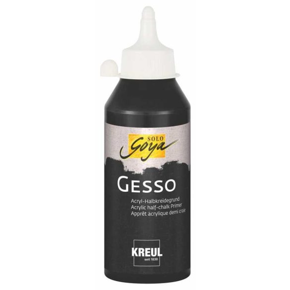 Gesso Alapozófesték - Kreul Solo Goya Black 250ml