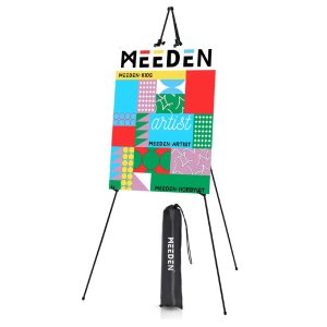 Festőállvány, Acél - MEEDEN Steel Folding Tripod Display Easel 63