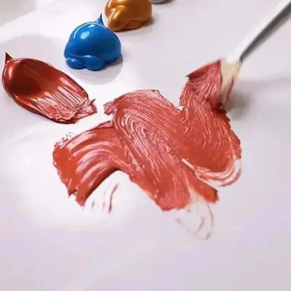 MEEDEN Heavy Body Acrylic Paint Set, 6 Metallic Colors (2 oz, 60 ml) in tube