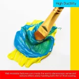 Akrilfesték készlet - MEEDEN Acrylic Paint Set, 100 Vibrant Colors 100x12 ml  - 100 színű készlet