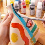 Akrilfesték készlet - MEEDEN Fluid Acrylic Paint Set, 6 Vibrant Colors (2 oz, 60 ml) - BASIC