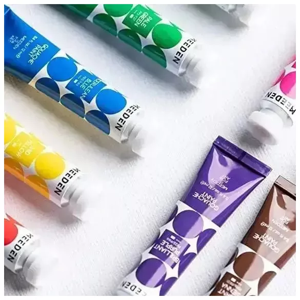 Művész Gouache festék készlet - MEEDEN Art 24 x 12 ml, tubusos