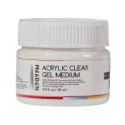 MEEDEN Acrylic Clear Gel Medium 100ml