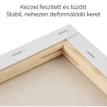 Festővászon - Meeden alapozott, feszített vászon - 12,5x17,5cm