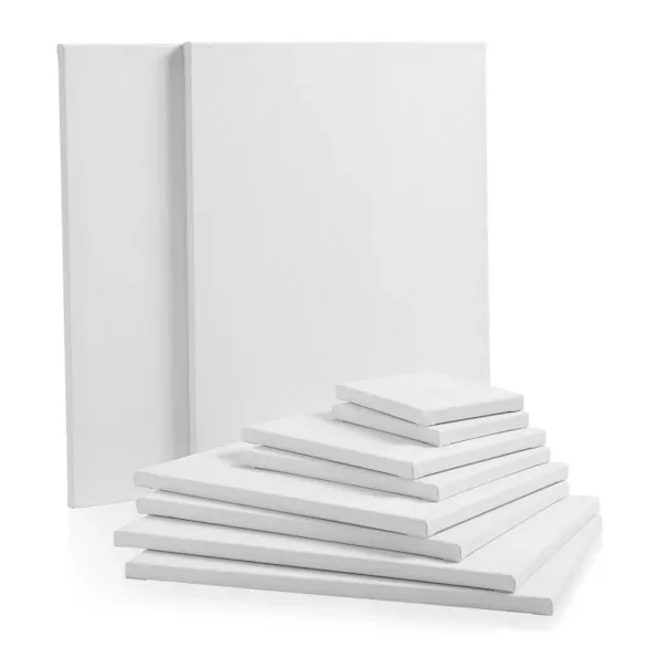 Festővászon - Meeden alapozott, feszített vászon - 23x30cm