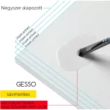 Festővászon - Meeden alapozott, feszített vászon - 35,5x45,5cm