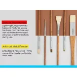 Olajfestő ecsetkészlet - MEEDEN Art - 10 darabos szett