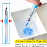 Tölthető nyelű ecsetkészlet, adagolóval - M-ART MEEDEN - 6 db-os készlet