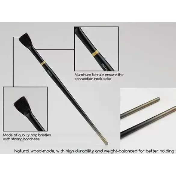 Ecsetkészlet - MEEDEN Art Oil Paint Brush Set, 10pcs