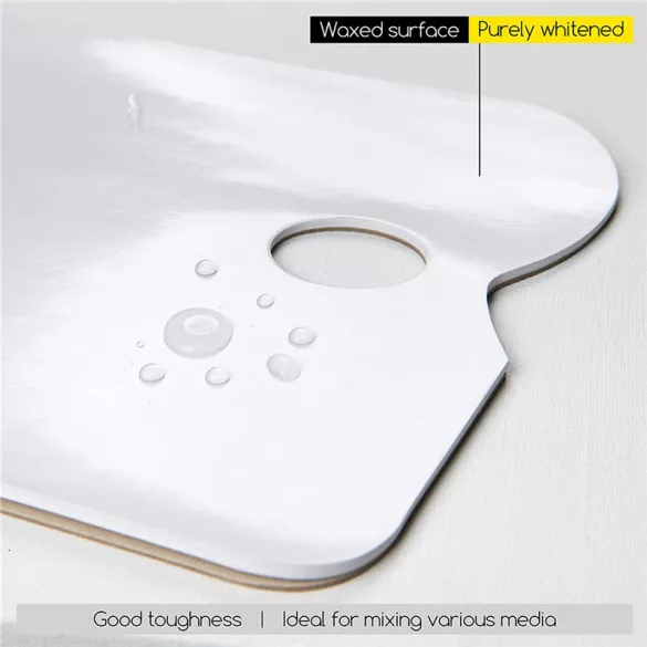 MEEDEN Art Eldobható papír paletta tömb, fehér - 23x30,5 cm, 80 gr, 20 lap