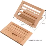 Festőállvány bükkfából - MEEDEN H-Frame Adjustable Studio Tabletop Easel