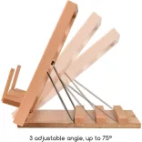 Festőállvány bükkfából - MEEDEN H-Frame Adjustable Studio Tabletop Easel
