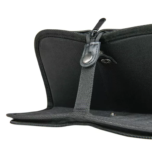 Mesh Paint Brushes Case Zippered Brush Holder, Black - 29cm
