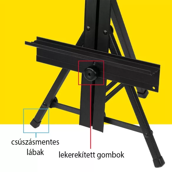 Asztali Festőállvány, Alumínium - MEEDEN Aluminum Adjustable Tabletop Easel