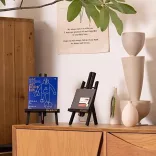 Asztali Festőállvány, fekete fenyő - MEEDEN A-Frame Tabletop Easel 30,5cm