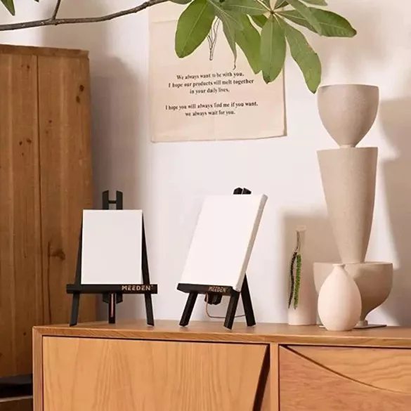 Asztali Festőállvány, fekete fenyő - MEEDEN A-Frame Tabletop Easel 30,5cm