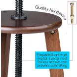 Állítható Rajzszék, Rajzasztalhoz - MEEDEN Vintage Wood Stool