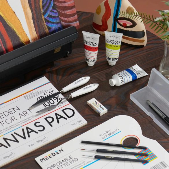 Artist Acrylic Painting Set with Sketch Easel Box