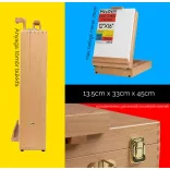 MEEDEN Acryric Painting Set With Wood Tabletop Sketchbox Easel