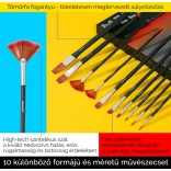 MEEDEN Acryric Painting Set With Wood Tabletop Sketchbox Easel