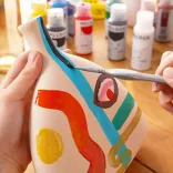 MEEDEN Acryric Painting Set With Wood Tabletop Sketchbox Easel