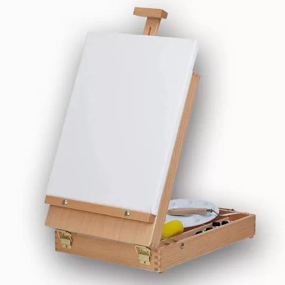 Meeden Acrylic Painting Set with Wooden Sketch Easel Box