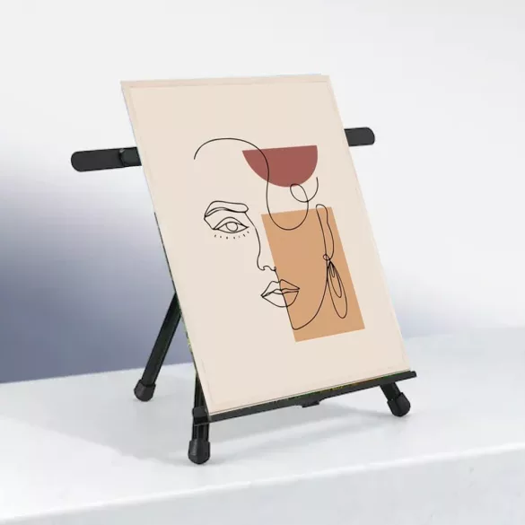Festőállvány - Meeden Art Könnyű, összecsukható asztali festőállvány fémből