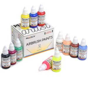 Airbrush festék - Meeden Airbrush Paints Set 12x30 ml